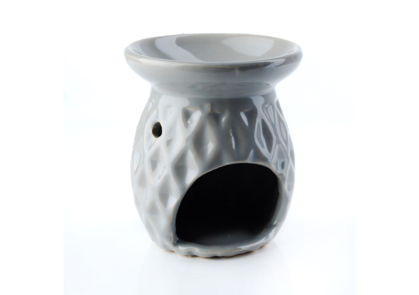 Brûleur d'huile parfumée - Céramique 7 x 6,5 x 8 cm - HTTP3169 - Mondex
