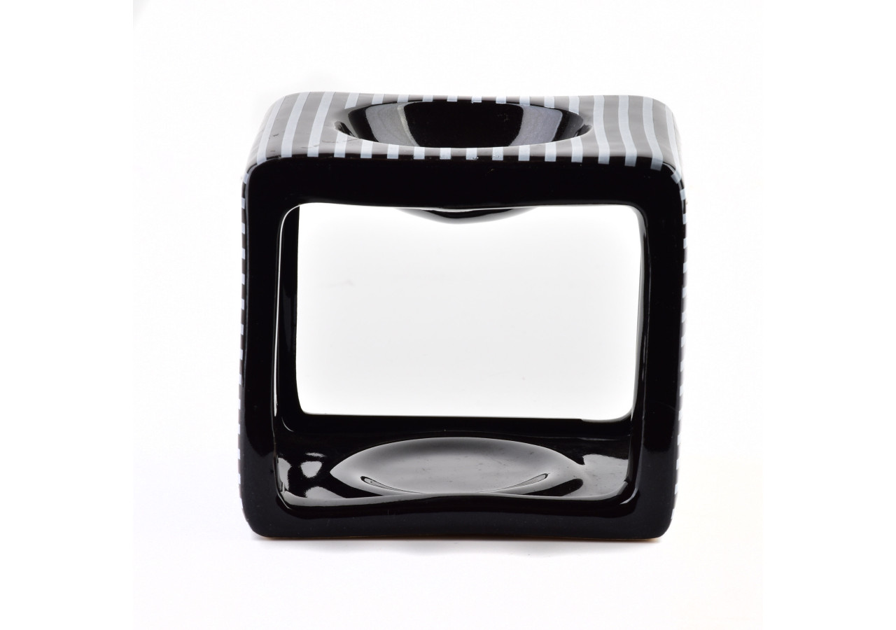 Brûleur d'huiles essentielles - Céramique 9,5x7,5xh8,5cm - HTTP3251 - Mondex