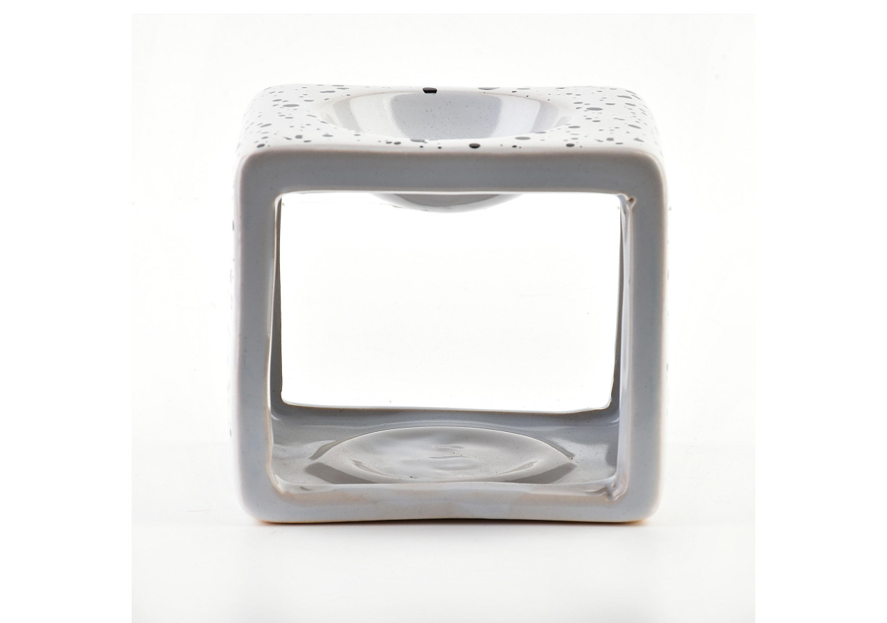 Brûleur d'huiles essentielles - Céramique 9,5x7,5xh8,5cm - HTTP3268 - Mondex