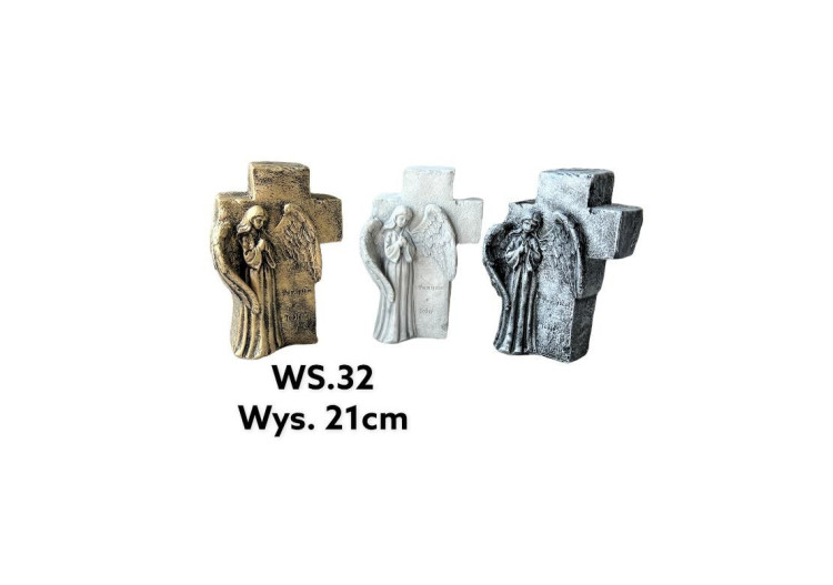 Figurine Ange Doré - 8x14x22cm - HTC0866-PROM - Mondex