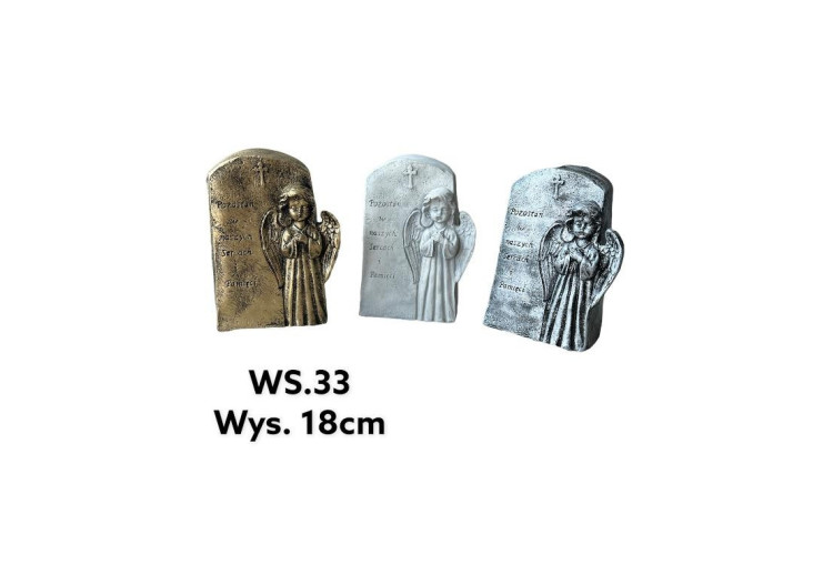 Croix d'Ange - 7x13x18,5cm en Doré - HTC0897-PROM - Mondex