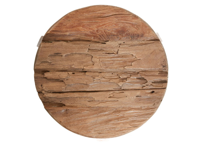 Tabouret Yatai - Teck Naturel - Taille M - JAHER001N-M - Bazar Bizar Tabouret Yatai - Teck Naturel - Taille M - JAHER001N-M - Bazar Bizar