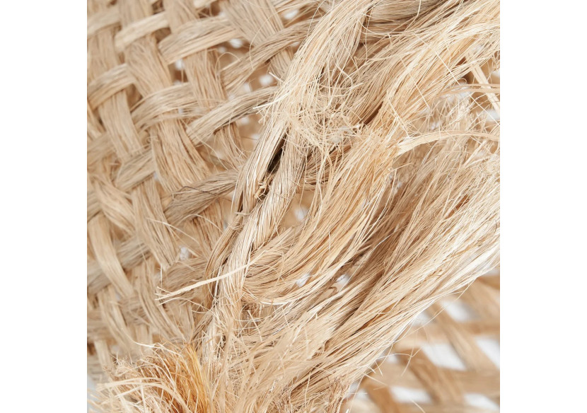 Suspension Méduse Abaca - Élégance côtière naturelle - JAWAL004N-M - Bazar Bizar