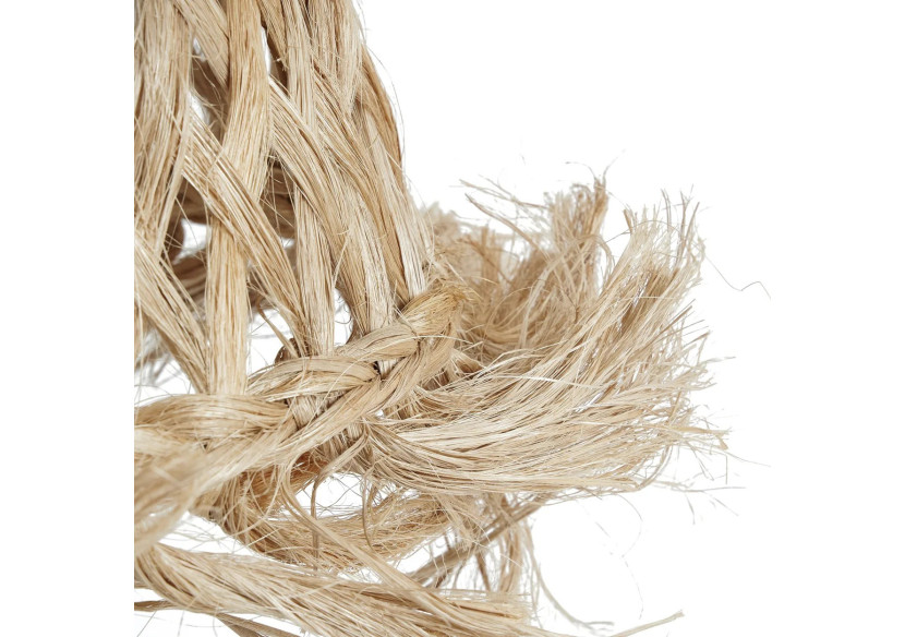 Suspension Méduse Abaca - Élégance côtière naturelle - JAWAL004N-M - Bazar Bizar