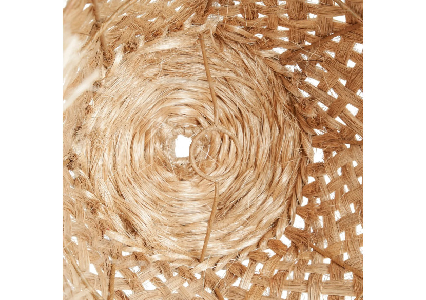 Suspension Méduse Abaca - Élégance côtière naturelle - JAWAL004N-M - Bazar Bizar