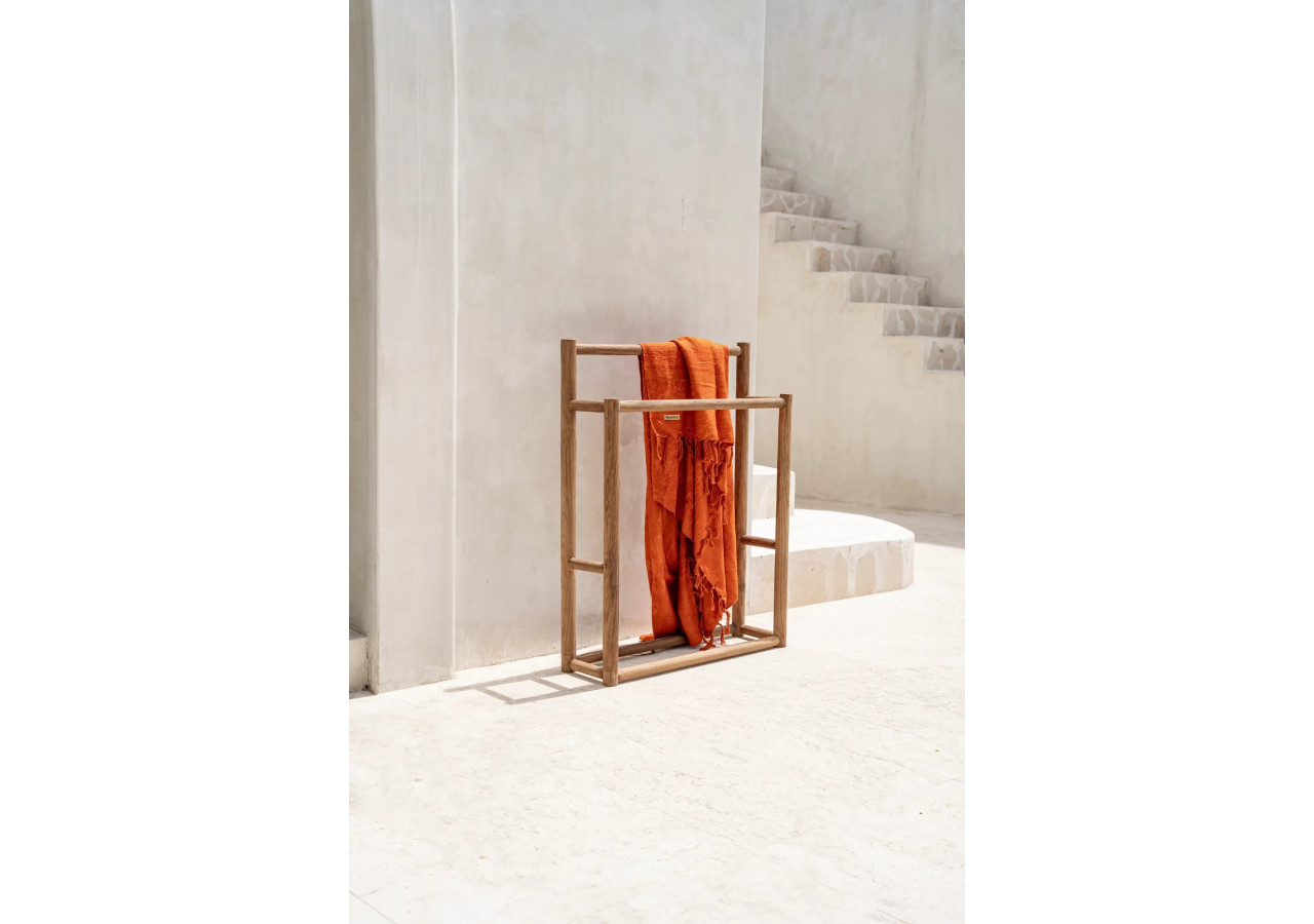 Le porte-serviettes rustique