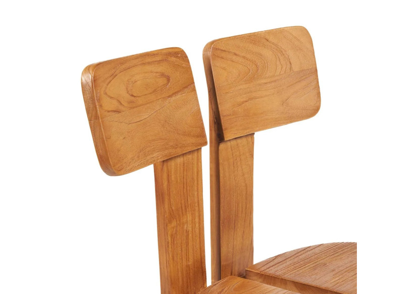 Chaise de Salle à Manger Sama Sama - Finition Naturelle - JANAF002N - Bazar Bizar Chaise de Salle à Manger Sama Sama - Finition Naturelle - JANAF002N - Bazar Bizar