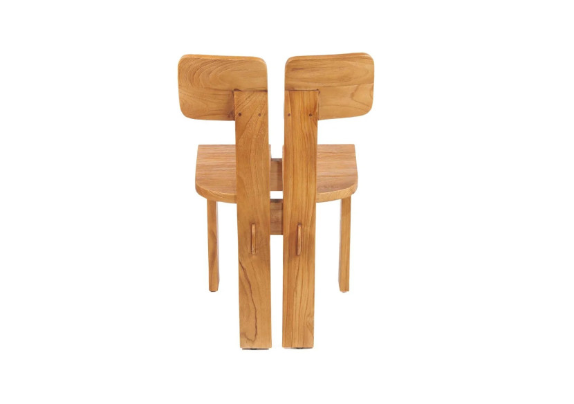 Chaise de Salle à Manger Sama Sama - Finition Naturelle - JANAF002N - Bazar Bizar Chaise de Salle à Manger Sama Sama - Finition Naturelle - JANAF002N - Bazar Bizar