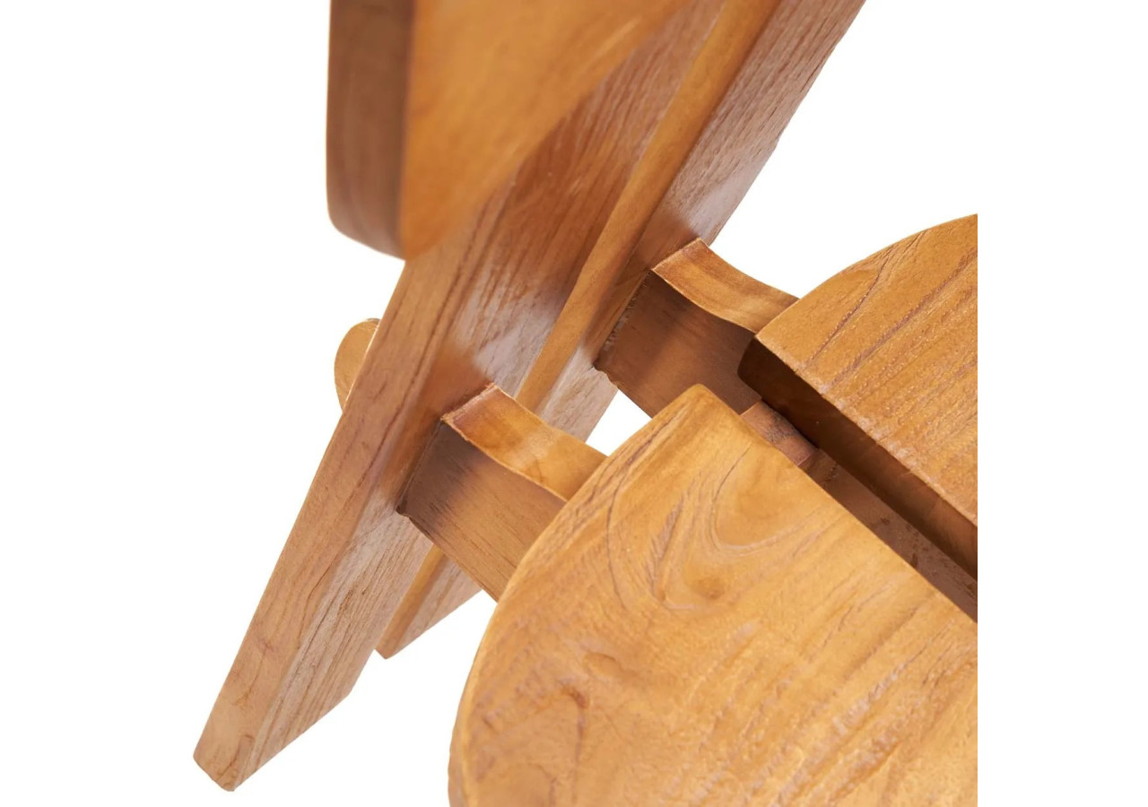 Chaise de Salle à Manger Sama Sama - Finition Naturelle - JANAF002N - Bazar Bizar