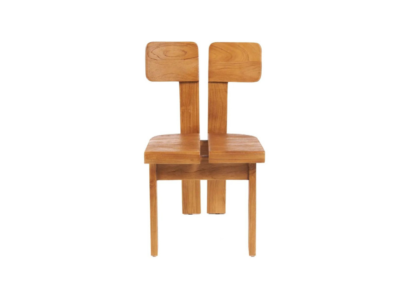 Chaise de Salle à Manger Sama Sama - Finition Naturelle - JANAF002N - Bazar Bizar Chaise de Salle à Manger Sama Sama - Finition Naturelle - JANAF002N - Bazar Bizar