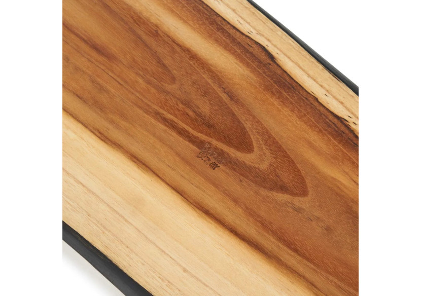 Assiette à Tapas Bondi - XXL en bois de teck - JAES016NB-XXL - Bazar Bizar