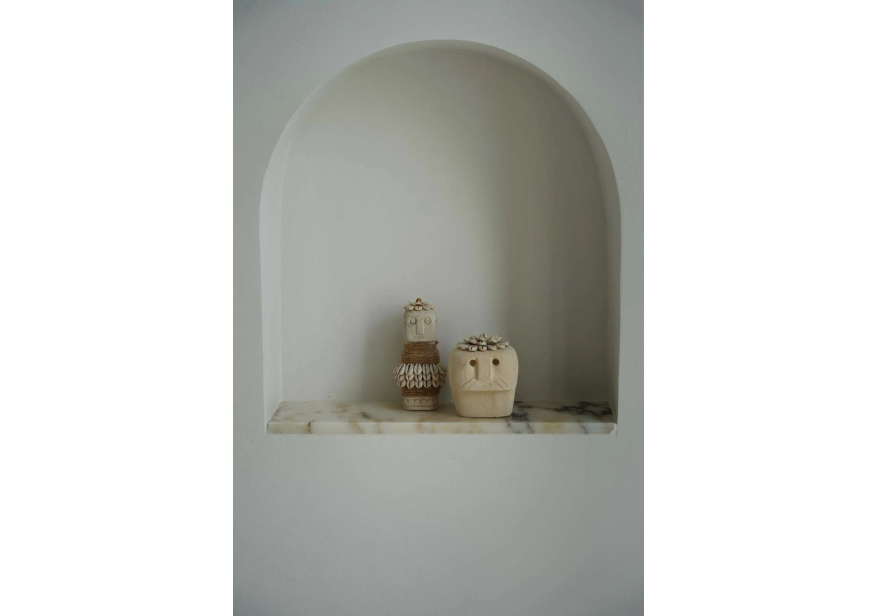 Statue Sumba Stone n°37 - Artisanat unique d'Indonésie - BAHRA037 - Bazar Bizar