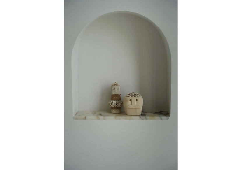 Statue Sumba Stone n°37 - Artisanat unique d'Indonésie - BAHRA037 - Bazar Bizar