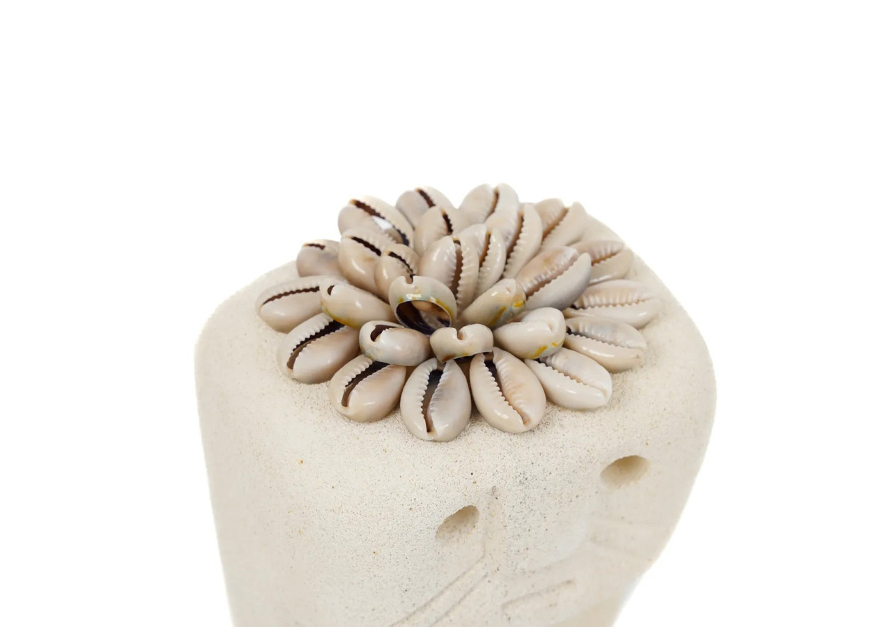 Statue Sumba Stone n°37 - Artisanat unique d'Indonésie - BAHRA037 - Bazar Bizar