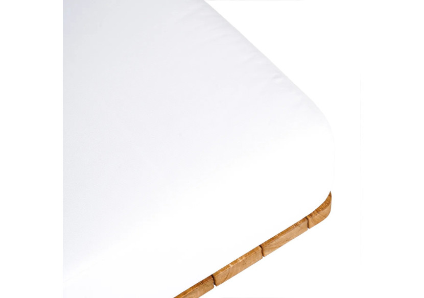 Lit de jour Malawi - En teck naturel avec coussins extérieurs - JASE003NW - Bazar Bizar