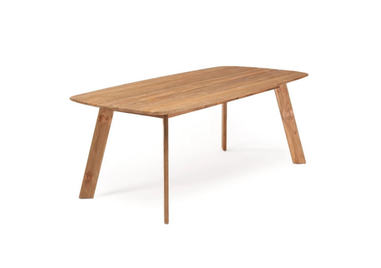 Table à manger Tutuala - Teck recyclé et design pratique - JAKAY003N-200 - Bazar Bizar