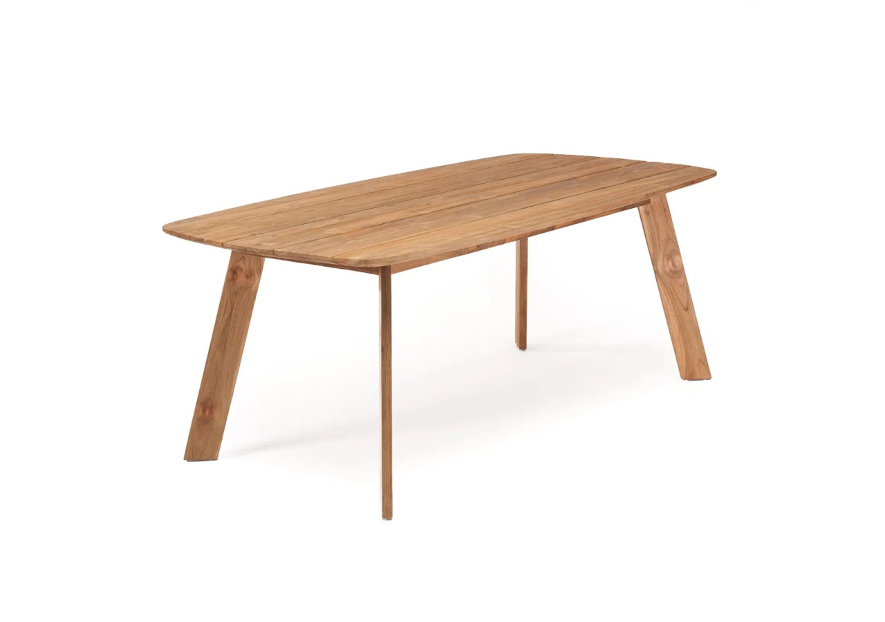 Table à manger Tutuala - Teck recyclé et design pratique - JAKAY003N-200 - Bazar Bizar