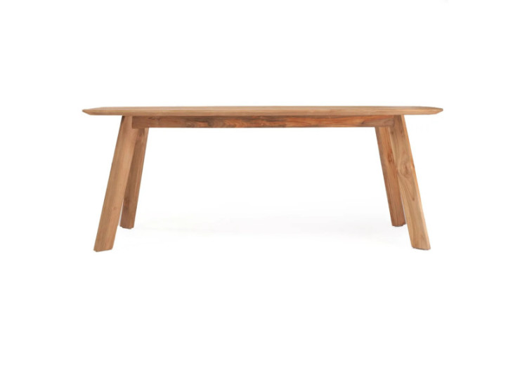 Table à manger Tutuala - Teck recyclé et design pratique - JAKAY003N-200 - Bazar Bizar 2