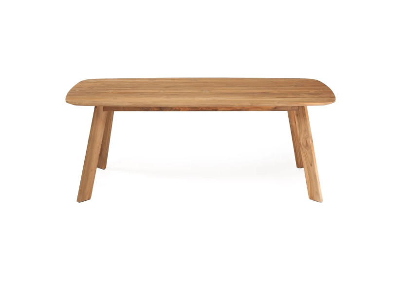 Table à manger Tutuala - Teck recyclé et design pratique - JAKAY003N-200 - Bazar Bizar Table à manger Tutuala - Teck recyclé et design pratique - JAKAY003N-200 - Bazar Bizar