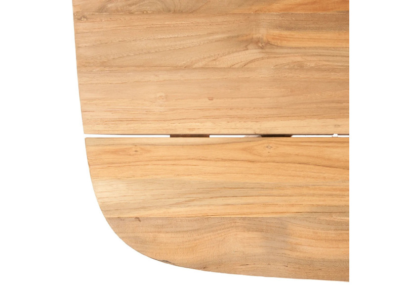 Table à manger Tutuala - Teck recyclé et design pratique - JAKAY003N-200 - Bazar Bizar Table à manger Tutuala - Teck recyclé et design pratique - JAKAY003N-200 - Bazar Bizar