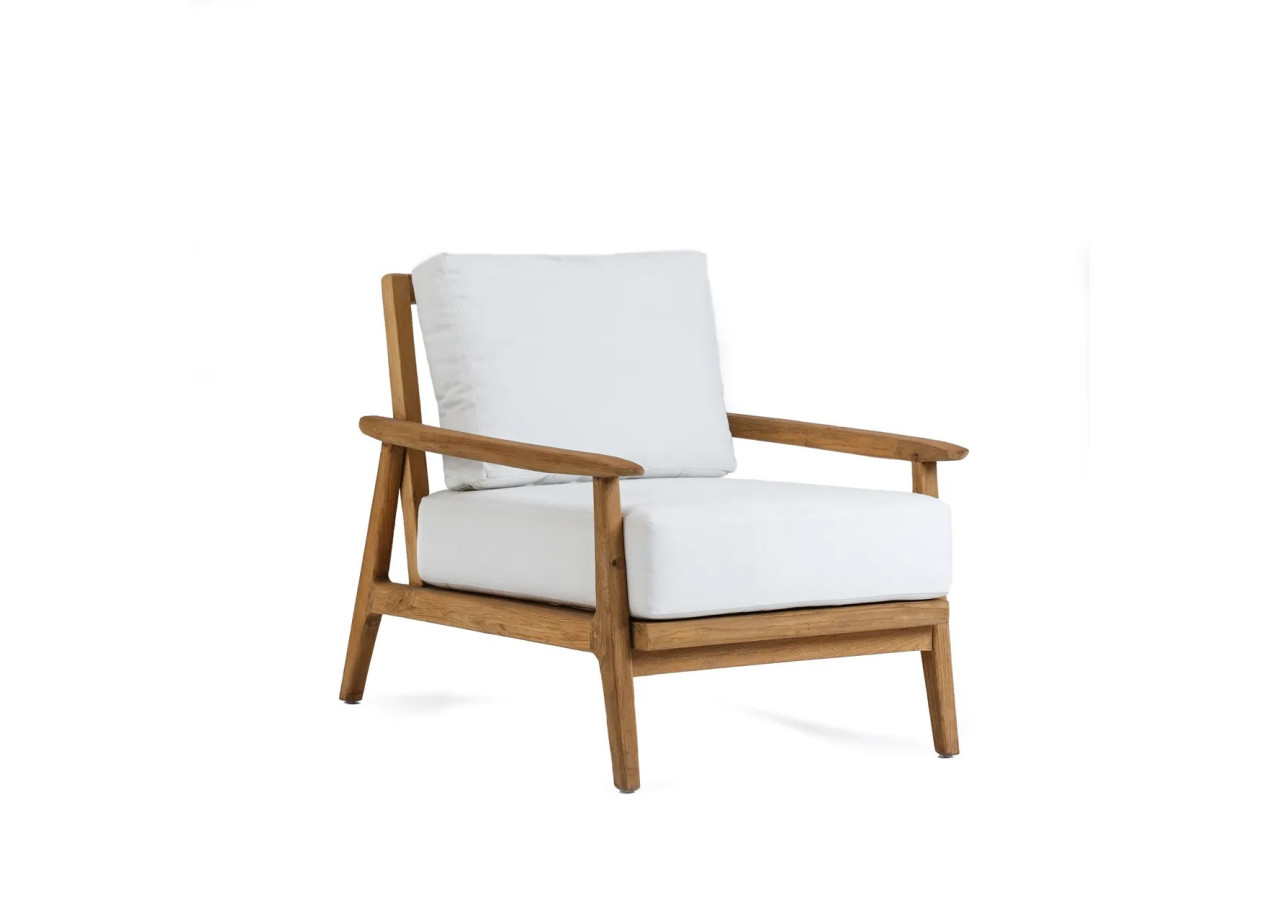 Fauteuil Gilimanuk - Sofa d'extérieur en teck recyclé - JAECOL015NW - Bazar Bizar