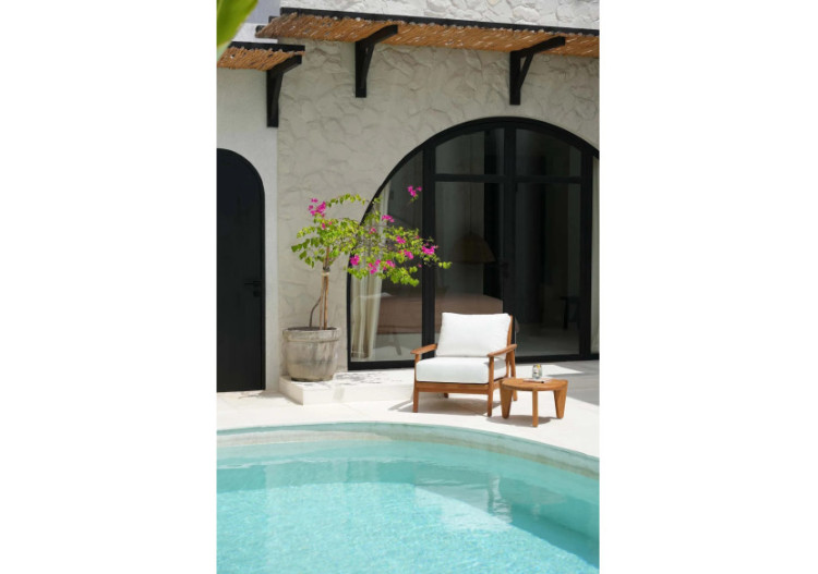 Fauteuil Gilimanuk - Sofa d'extérieur en teck recyclé - JAECOL015NW - Bazar Bizar 2