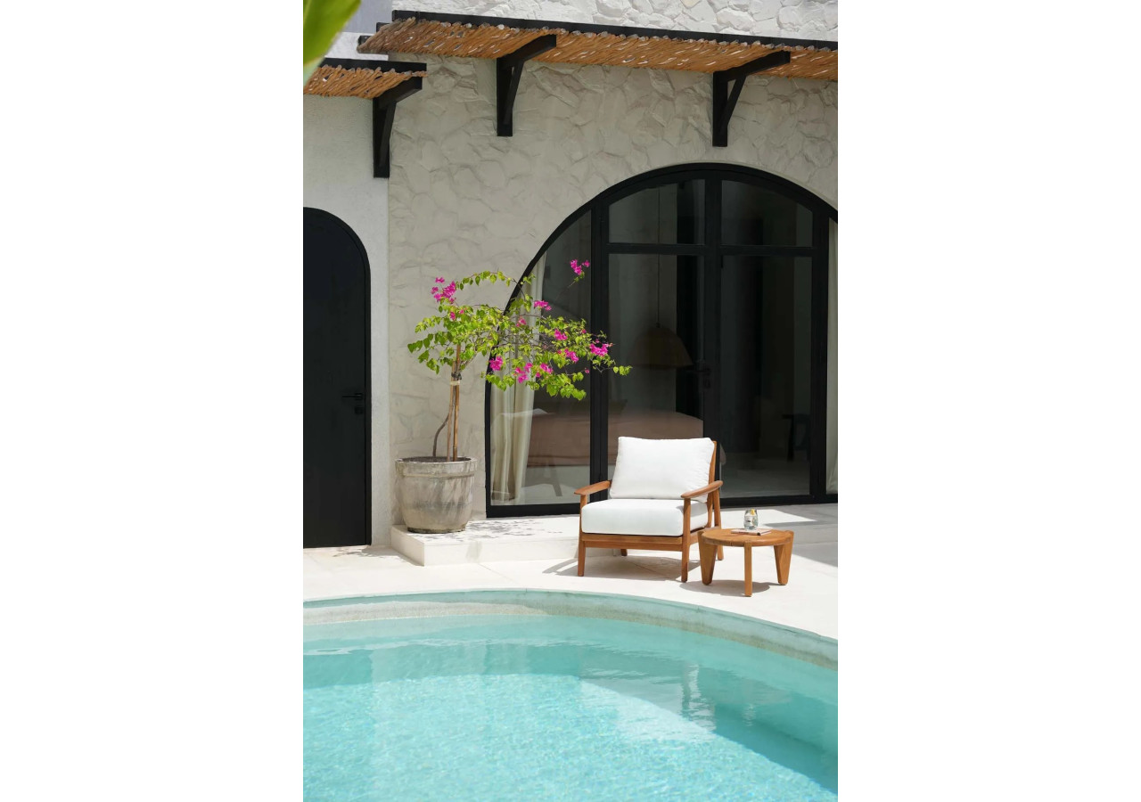 Fauteuil Gilimanuk - Sofa d'extérieur en teck recyclé - JAECOL015NW - Bazar Bizar