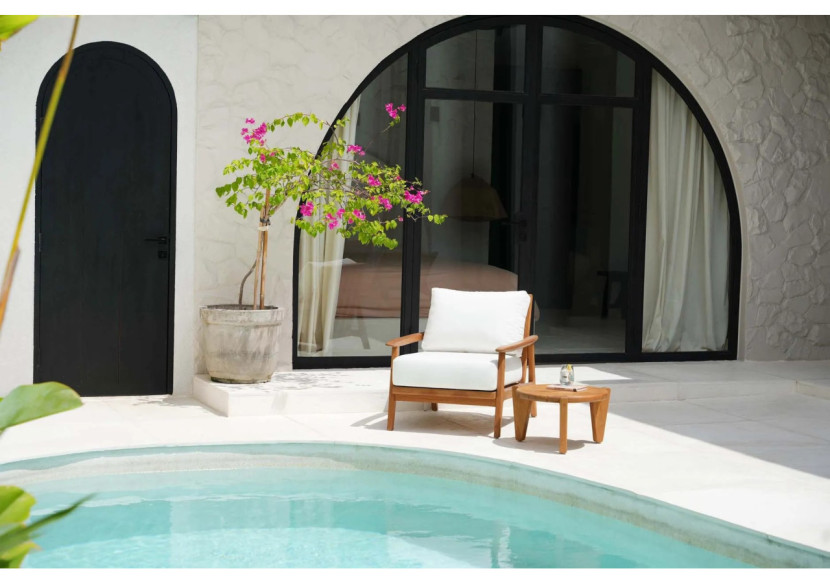 Fauteuil Gilimanuk - Sofa d'extérieur en teck recyclé - JAECOL015NW - Bazar Bizar Fauteuil Gilimanuk - Sofa d'extérieur en teck recyclé - JAECOL015NW - Bazar Bizar