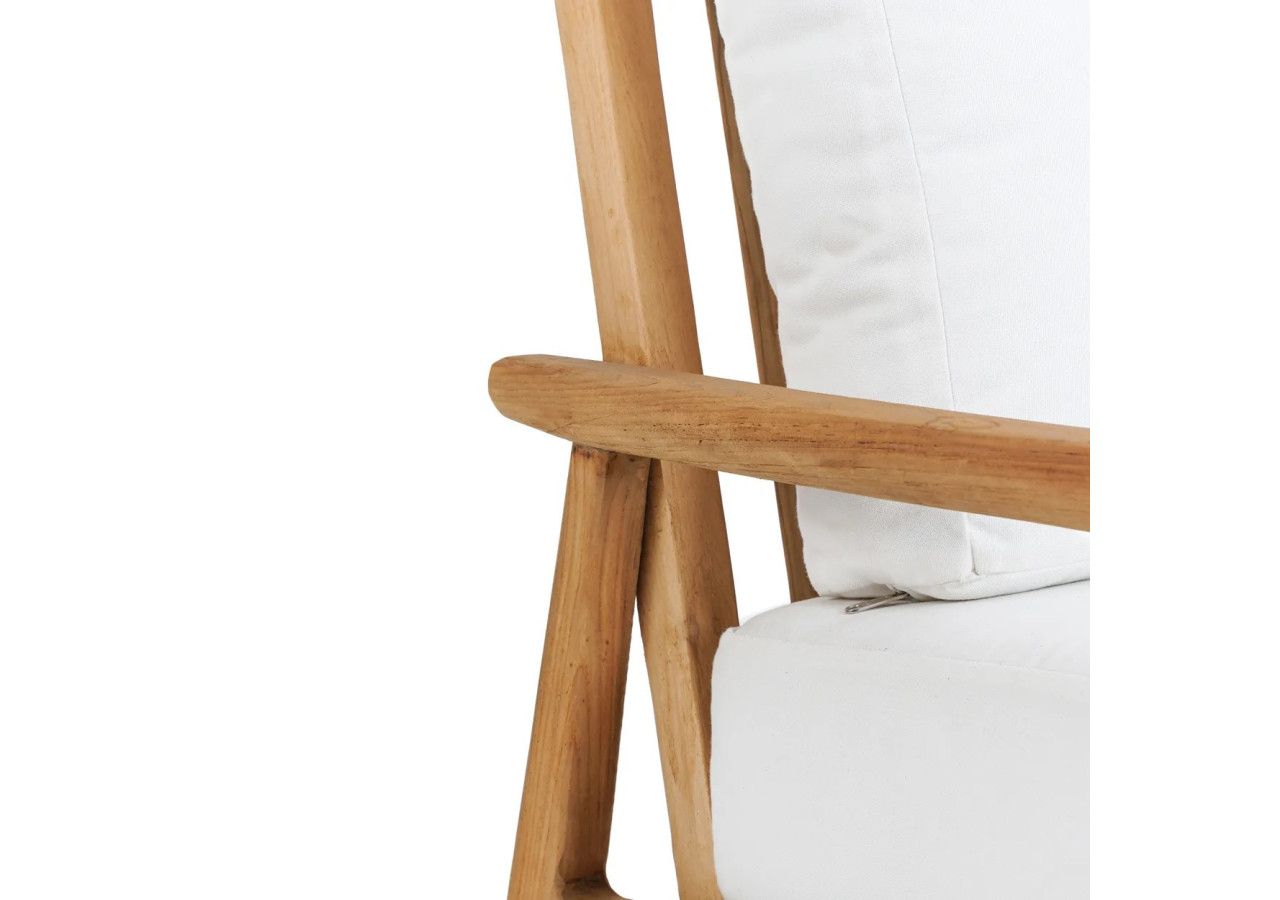 Fauteuil Gilimanuk - Sofa d'extérieur en teck recyclé - JAECOL015NW - Bazar Bizar