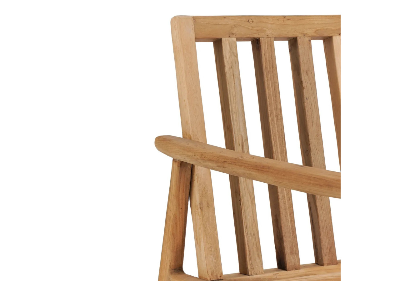 Fauteuil Gilimanuk - Sofa d'extérieur en teck recyclé - JAECOL015NW - Bazar Bizar