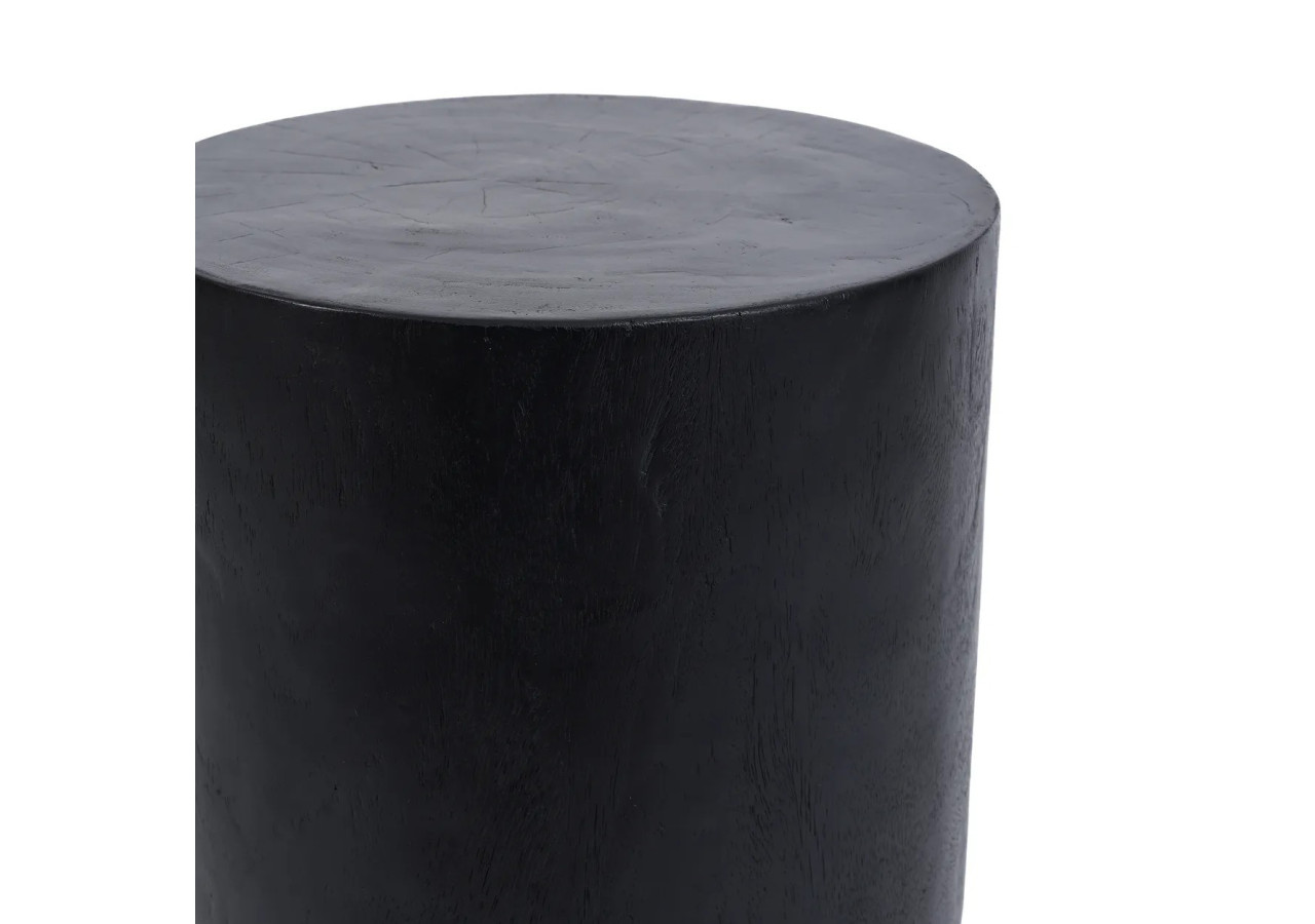 Tabouret Buntuk - Fini noir élégant - JANAF016B - Bazar Bizar