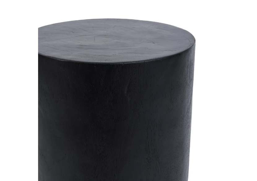 Tabouret Buntuk - Fini noir élégant - JANAF016B - Bazar Bizar