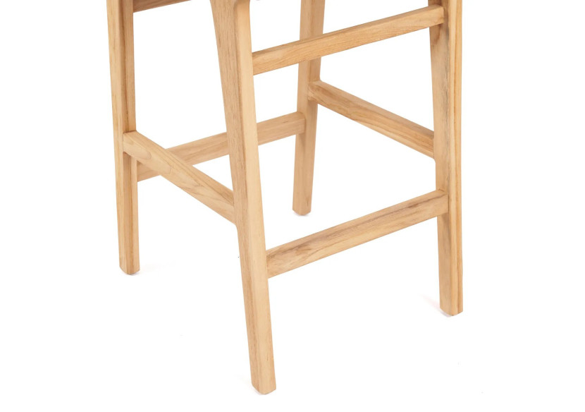 Tabouret de bar Meno - Teck écologique et confort - JAECOL012N - Bazar Bizar Tabouret de bar Meno - Teck écologique et confort - JAECOL012N - Bazar Bizar