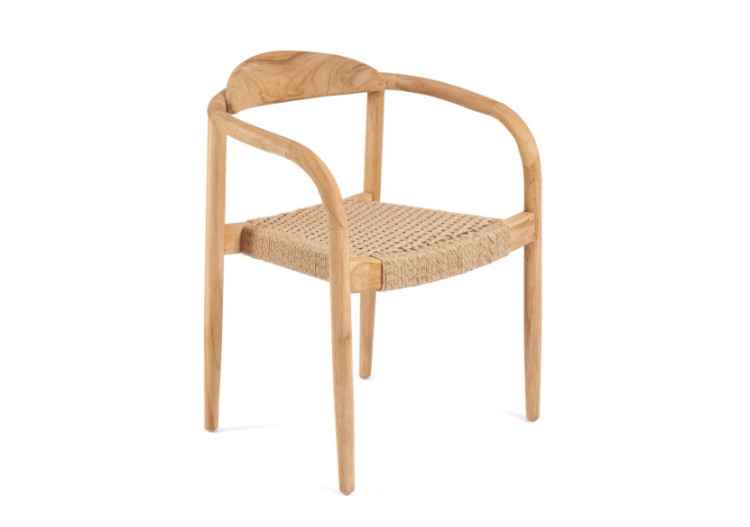 Chaise de salle à manger Amaya - Naturel - extérieur - JAECOL014N - Bazar Bizar