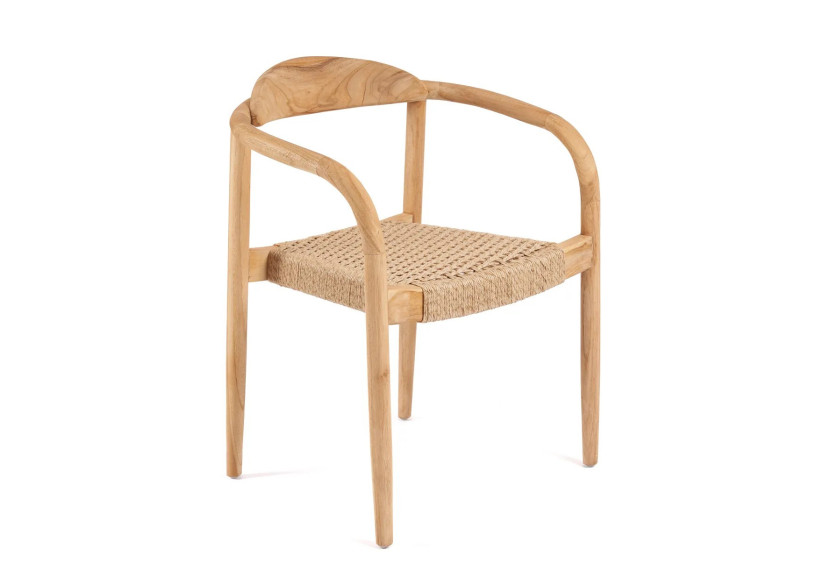 Chaise de salle à manger Amaya - Naturel - extérieur - JAECOL014N - Bazar Bizar