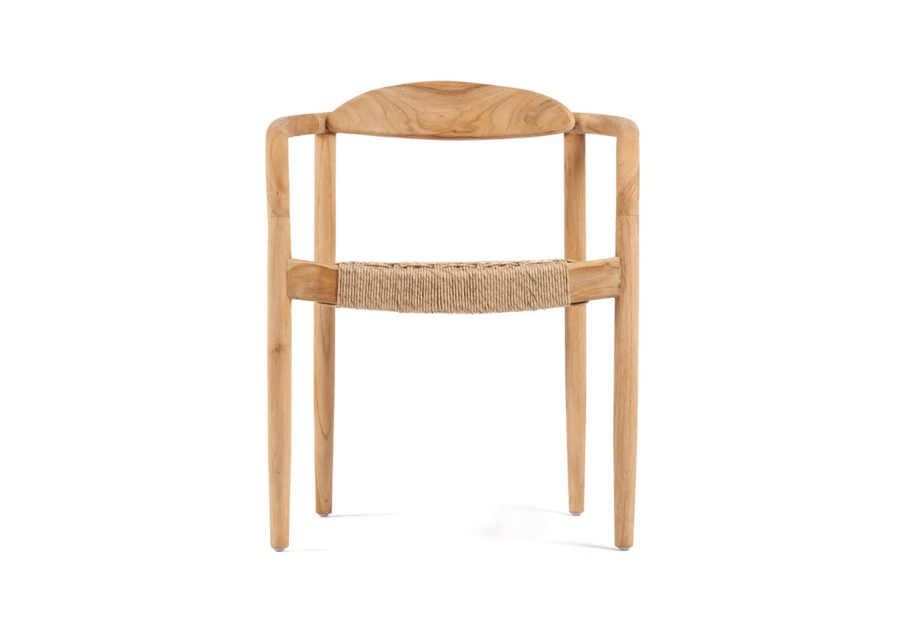 Chaise de salle à manger Amaya - Naturel - extérieur - JAECOL014N - Bazar Bizar