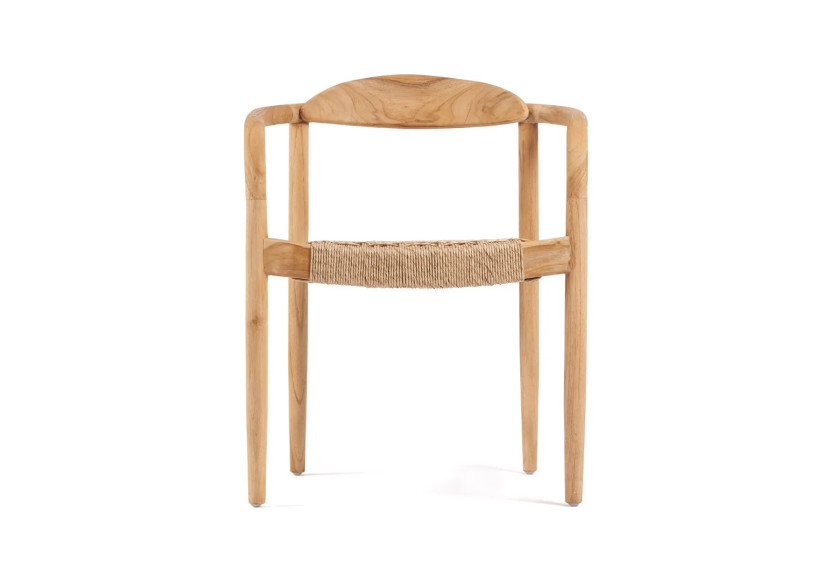 Chaise de salle à manger Amaya - Naturel - extérieur - JAECOL014N - Bazar Bizar