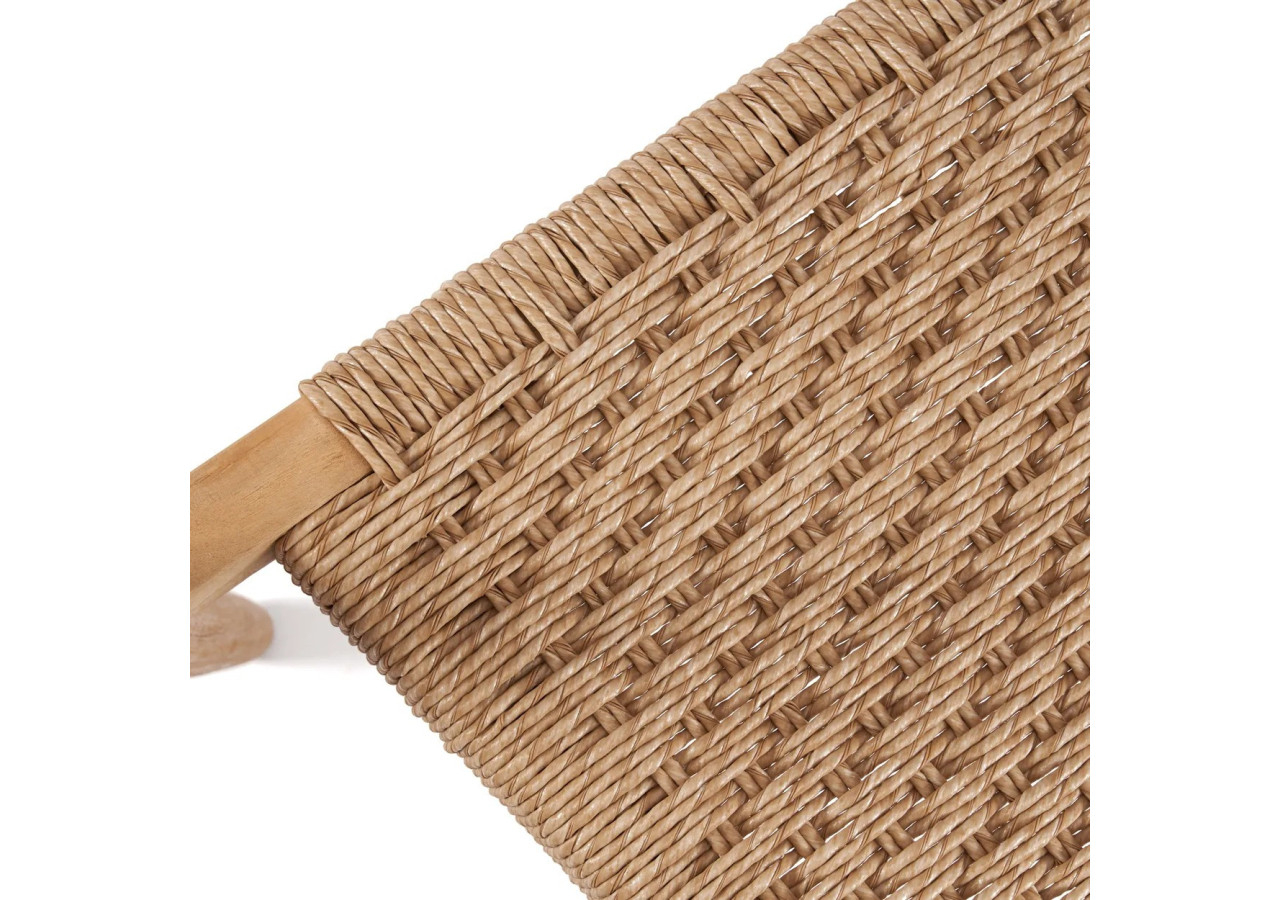 Chaise de salle à manger Amaya - Naturel - extérieur - JAECOL014N - Bazar Bizar