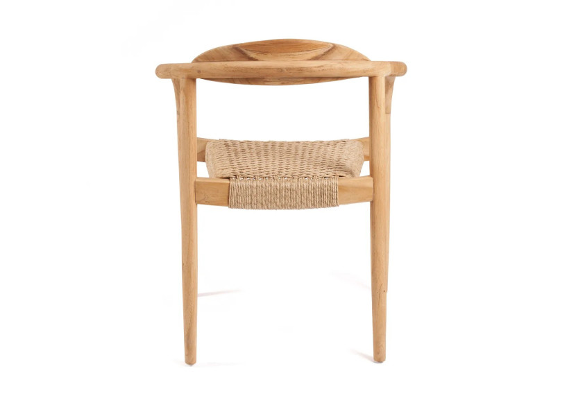 Chaise de salle à manger Amaya - Naturel - extérieur - JAECOL014N - Bazar Bizar