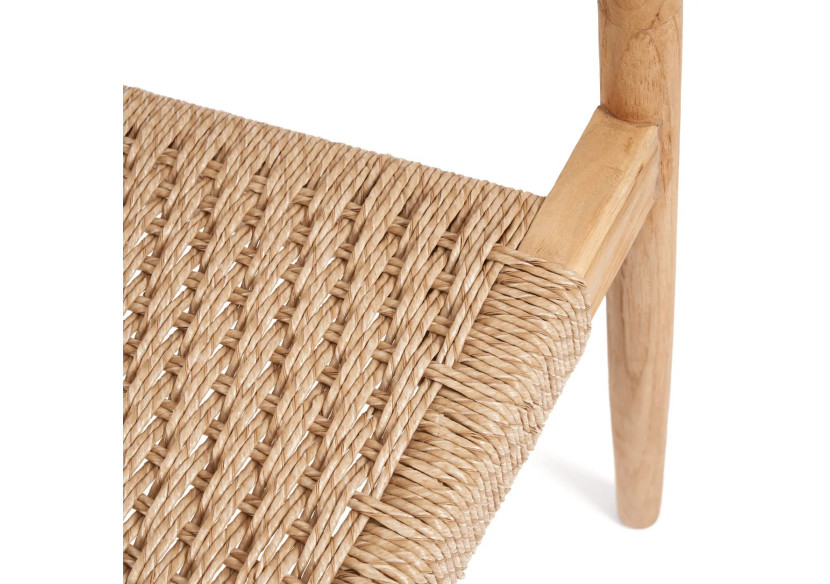 Chaise de salle à manger Amaya - Naturel - extérieur - JAECOL014N - Bazar Bizar