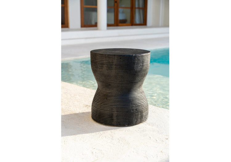 Tabouret Kotoran - Noir - JANAF036B - Bazar Bizar 2