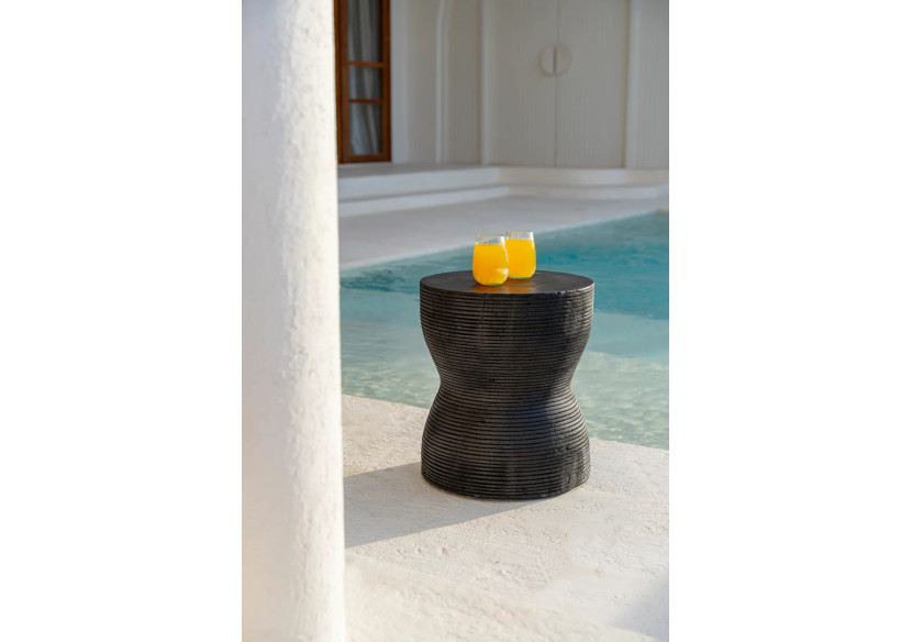 Tabouret Kotoran - Noir - JANAF036B - Bazar Bizar