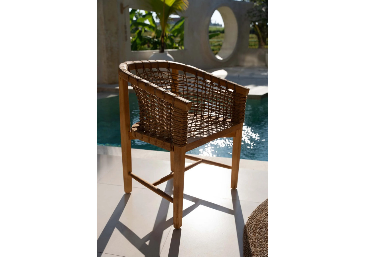 Chaise de Salle à Manger Tugu - Extérieur - JAECOL022N - Bazar Bizar