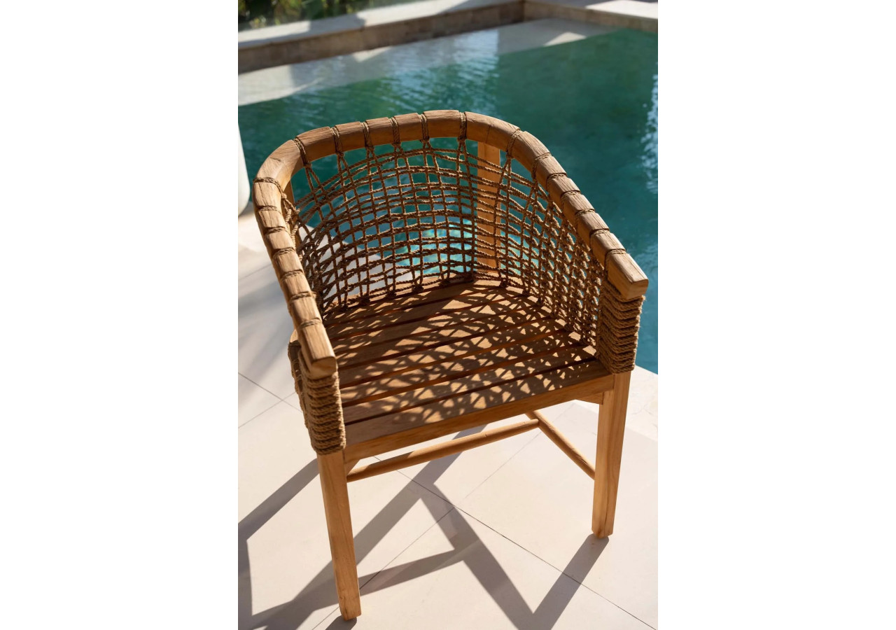 Chaise de Salle à Manger Tugu - Extérieur - JAECOL022N - Bazar Bizar