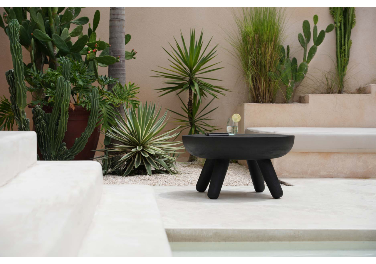 Table Basse Losten - Noir - JANAF004B - Bazar Bizar