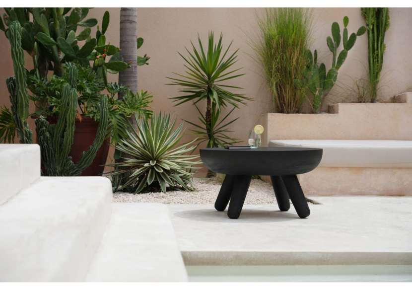 Table Basse Losten - Noir - JANAF004B - Bazar Bizar