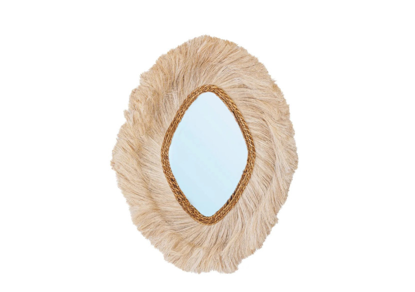 Miroir La Duchessa - Grand miroir naturel inspiré de la royauté - JAHOK002N-L - Bazar Bizar
