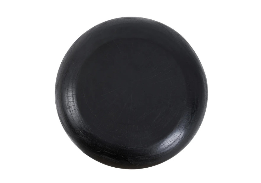 Table basse TUTUP - Bois suar noir au design inspiré des méduses - JANAF015B - Bazar Bizar