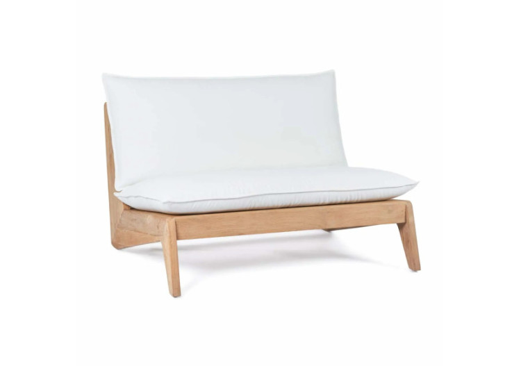 Canapé Lazy - Deux places en teck recyclé - JAECOL005NW - Bazar Bizar