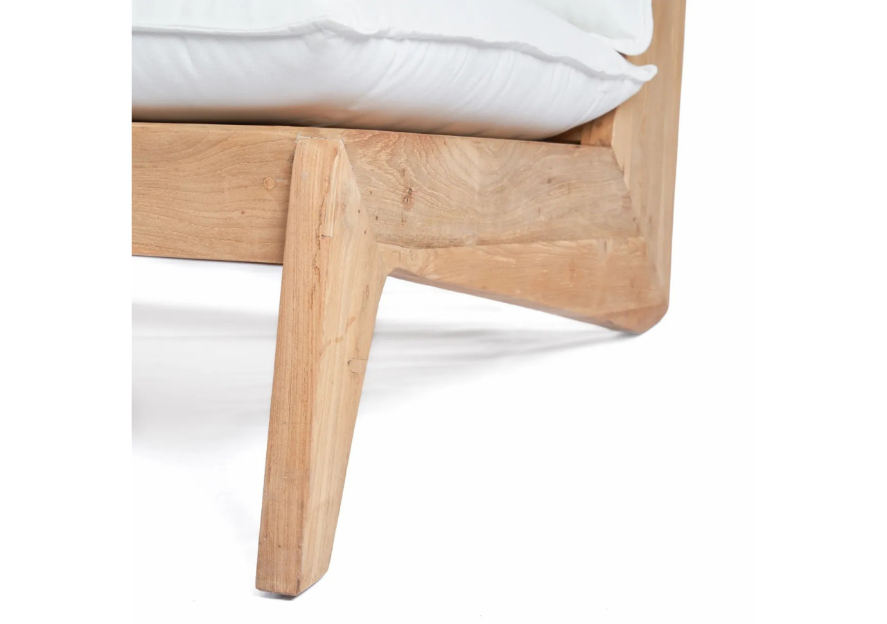 Canapé Lazy - Deux places en teck recyclé - JAECOL005NW - Bazar Bizar